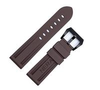 JZFOACHR Fluorine Rubber 22mm 24mm Watch Band Silicone Watchband For Watch Strap