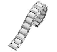 JZFOACHR For women man Ceramic Bracelet stainless steel combination watchband 12 14 15 16 18 20 22mm strap fashion watch wristwatch band