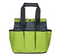 JZFOACHR Garden Tool Bag Oxford cloth flower gardening kit coloring garden tool bag outdoor hand jacquard tool bag Gardening Bag (Color : Green)