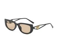 JZFOACHR Generisch - Retro Cat Eye Sungalsses Women Men Small Frame Hollow Vintage Sun Glasses Female Shadesl, One colour, One Size