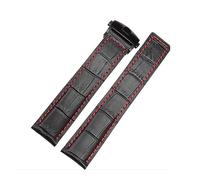 JZFOACHR Genuine Leather Bracelet 19mm 20mm 22m For Watchband Men Wristwatches Band Accessories Fold Buckle Leather Watch Strap