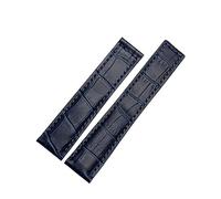 JZFOACHR Genuine Leather Bracelet 19mm 20mm 22m For Watchband Men Wristwatches Band Accessories Fold Buckle Leather Watch Strap