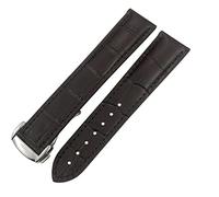 JZFOACHR Genuine Leather Watchband 20mm 22mm 18mm 19mm 21mm For Seamaster AT150 Diver 300 De Ville Cowhide Alligator Watch Strap
