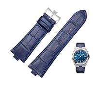 JZFOACHR Genuine Leather Watchband For Vacheron Constantin OVERSEAS Series 4500V 5500V P47040 Stainless Steel Buckle Men Watch Strap 25-8mm