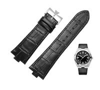 JZFOACHR Genuine Leather Watchband For Vacheron Constantin OVERSEAS Series 4500V 5500V P47040 Stainless Steel Buckle Men Watch Strap 25-8mm