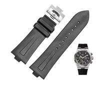 JZFOACHR Genuine Leather Watchband For Vacheron Constantin OVERSEAS Series 4500V 5500V P47040 Stainless Steel Buckle Men Watch Strap 25-8mm
