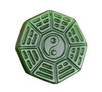 JZFOACHR Hetian Jasper Pendant/Tai Chi Bagua Diagram + Rope/Reiki Amulet for Men and Women/Birthday, Christmas, Valentine's Day Gift