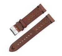 JZFOACHR Leather Watch Strap Porous Breathable Watchband 18mm 20mm 22mm 24mm Handmade Stitching Watch Bracelets Replacement Lasting (Band Color : Multicolor, Band Width : 24mm)