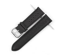 JZFOACHR Leather Watch Strap Porous Breathable Watchband 18mm 20mm 22mm 24mm Handmade Stitching Watch Bracelets Replacement Lasting (Band Color : Brown, Band Width : 22mm)