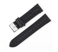 JZFOACHR Leather Watch Strap Porous Breathable Watchband 18mm 20mm 22mm 24mm Handmade Stitching Watch Bracelets Replacement Lasting (Band Color : Beige, Band Width : 22mm)