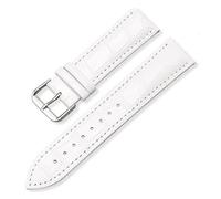 JZFOACHR Leather Watch Strap with Bamboo Knot Pattern Replacement Watchband Black Brown Blue Red White Pink 12-24mm