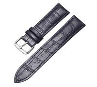 JZFOACHR Leather Watch Strap with Bamboo Knot Pattern Replacement Watchband Black Brown Blue Red White Pink 12-24mm