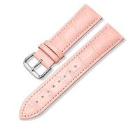 JZFOACHR Leather Watch Strap with Bamboo Knot Pattern Replacement Watchband Black Brown Blue Red White Pink 12-24mm