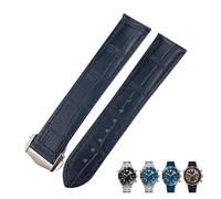 JZFOACHR Leather Watchband 18mm 19MM 20mm 22mm For Seamaster 300 De Ville AT150 Moonswatch Speedmaster Watch Strap