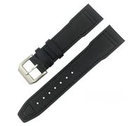 JZFOACHR Leather Watchband 20mm 21mm 22mm for IWC IW3777 IW3270 Mark 18 Big Pilot’s Watch Strap Brown Soft Cowhide Bracelets