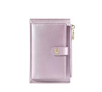 JZFOACHR Leather Zipper Women's Wallet Fashion Short Ladies Coin Purse Multifunction Card Holder Mini Female Money Clip,Luggage (C)