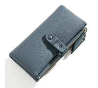 JZFOACHR Long Wallets for Women Soft PU Leather Trifold Card Holder Purses Ladies Coin Standard Female Purses，D-19 * 10 * 3cm