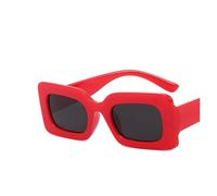 JZFOACHR Men's And Women's Square Small Frame Sunglasses Outdoor Vacation Commuting Sports Sun Glasses