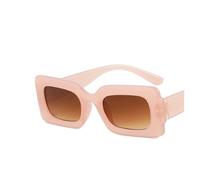 JZFOACHR Men's And Women's Square Small Frame Sunglasses Outdoor Vacation Commuting Sports Sun Glasses