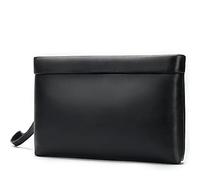 JZFOACHR Men's Clutch Bag Version Business Envelope Clutch Clutch Wallet Large Capacity Soft Leather Men's Bag,