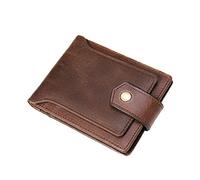 JZFOACHR Men's Purse Leather Business Foldable Wallet Wallet Slim Fit Credit Card/ID Holder Insert Coin Purse，A-One Size