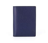 JZFOACHR Men's Small Card Holder Wallets Mini Bifold Coin Pocket Purse Minimalist Front Pocket Wallet,Wallets,Leather Wallet (Blue)