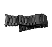 JZFOACHR Metal watch band, Watch Stainless Steel Watch Band Strap Wristband Curved End Watch Strap Double Lock Buckle Replacement Wrist Belt
