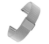 JZFOACHR Metal watch band, Watch, Steel Mesh Watch Band Exquisite Watches Strap with Hook Buckle Replacement Wristwatches Band, Watch Band Replacement (