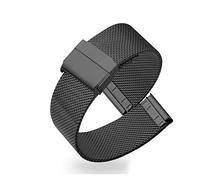 JZFOACHR Milanese Druable Watchband For Asus Vivowatch ZENWATCH 2 Fold Buckle Watch Band Replacement Strap Bracelet For LG W100 W110 W150 (Color : Gold, Size : For LG W110)