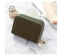 JZFOACHR NEWWomen's Short Large Capacity Zipper Card Holder PU Leather Wallets Female Small Coin Purse Business ID Cases Pocket,Luggage (G)