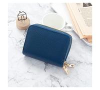 JZFOACHR NEWWomen's Short Large Capacity Zipper Card Holder PU Leather Wallets Female Small Coin Purse Business ID Cases Pocket,Luggage (G)