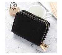 JZFOACHR NEWWomen's Short Large Capacity Zipper Card Holder PU Leather Wallets Female Small Coin Purse Business ID Cases Pocket,Luggage (G)