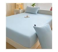 JZFOACHR Queen Size Cotton Fitted Sheet Deep Pockets Soft Easy Care Shrinkage Fitted Sheets Only Fade Resistant Breathable Bottom Sheet for Girl Woman Teens Kids (Color : #05, Size : Full-120x200cm)