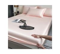 JZFOACHR Queen Size Fitted Sheet 100% Tencel Lyocell Cooling Sheets Soft Silky King Size Sheets Sateen Weave Elasticized Deep Pocket 1 Piece Bed Cover (Color : C, Size : Twin-XL)