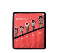 JZFOACHR Ratchet Spanner Set 1 pcs Car Ratchet Wrench Key Set Universal Socket Spanner Wrench Steel Ratchet Tool Kit Car Repairing Tool Kit Hand Tool Set (Color : Black 7pcs)