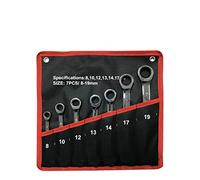 JZFOACHR Ratchet Spanner Set 1 pcs Fixed Head Key Wrench Set Ratchet 72 Teeth Car Repair Tools Hand Tool Set Keys Ratchet Spanner Universal Ratcheting Wrench (Color : D)