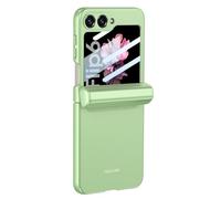 JZFOACHR Shockproof Case for Galaxy Z Flip 6, Magnetic Suction Hinge Pen Slot All-inclusive Phone Cover with Screen Tempered Film,Purple