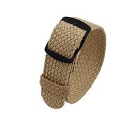 JZFOACHR Stylish and elegant watch bands for men for men, nylon vintage watch band one piece watch accessories, Beige (Black), 22mm, strip