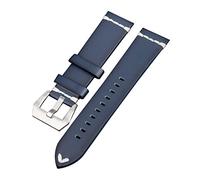 JZFOACHR Stylish and elegant Watch Straps for Men Women, Men Vintage Flat Oil Waxed Genuine Leather Watch Straps Comfortable Waterproof Watch Band Accessories