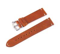 JZFOACHR Stylish and elegant Watch Straps for Men Women,Men Women Genuine Leather Retro Watchband Stainless Steel Pin Buckle Elegant Wristband Watch Strap