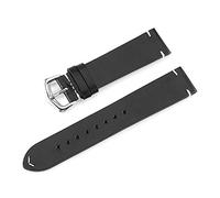 JZFOACHR Stylish and elegant Watch Straps for Men Women,Men Women Genuine Leather Retro Watchband Stainless Steel Pin Buckle Elegant Wristband Watch Strap