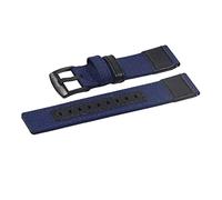 JZFOACHR Stylish and elegant Watch Straps for Men Women, Nylon and Leather Splicing Non-slip Watchband Black Pin Clasp Skin Friendly Watch Strap