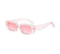 JZFOACHR Sunglasses men's small frame European and American sunglasses women's fashion retro trend (pink frame powder)
