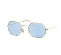 JZFOACHR Sunglasses Metal Frame Sunglasses, Suitable for Traveling Running Sports, Beach Party, Outdoor BBQ Wearing, with Windshield and Side Shield UV Protection