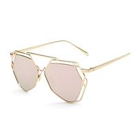 JZFOACHR Sunglasses Metal Frame Sunglasses, Suitable for Traveling Running Sports, Beach Party, Outdoor BBQ Wearing, with Windshield and Side Shield UV Protection