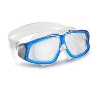JZFOACHR Swimming Goggles, Anti Fog Swim Goggles Panoramic Vision Mirrored with UV Protective Coating with Protective Case and Earplug for Adults and Kids