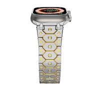 JZFOACHR Titan Stainless Steel Metal Steel watchbands For Watch Band Ultra 2 49mm 46mm 45mm 44mm Strap Series 10 9 8 7 6 5 4 3 2 1 SE With Metal Connector