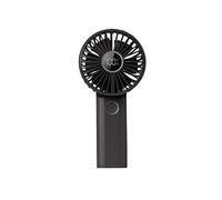 JZFOACHR Usb Mini Portable Fan 3600Mah Rechargeable Neck Fan Small Digital Display Wireless Table Fans fan (Color : Gold)