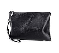 JZFOACHR Version of Large-Capacity Clutch, Men's Soft Leather Clutch, Foldable Wallet Suitable for All Seasons,