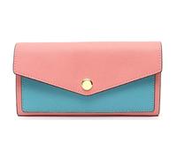JZFOACHR Wallet,Colorful Long Wallet Women Summer Style Flap Phone Coin Purse Portable Cards Bag Pouch Clutch (D 19 * 9 * 2cm)